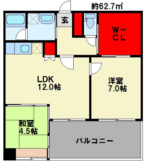 リバティガーデン熊本 間取り