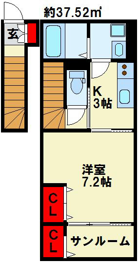 プレミール宇佐 間取り図