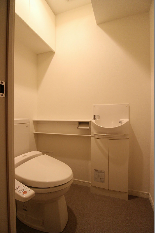 シャトレ大手町　S棟 手洗いも付いたトイレです。