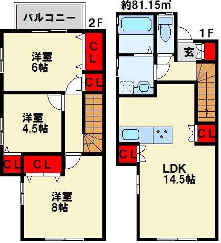 フォレストメゾン足立 間取り図