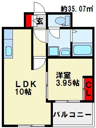 ウィングス砂津 間取り図