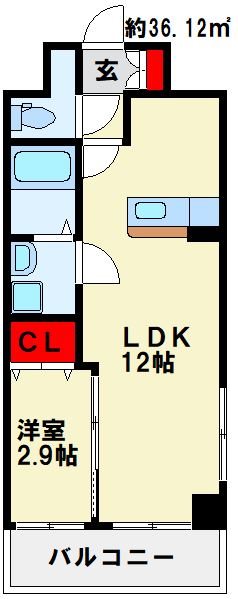 アイランド中津口 間取り図