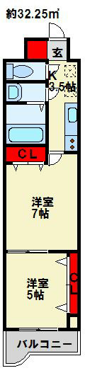 門司港レトロプリンセス 間取図。