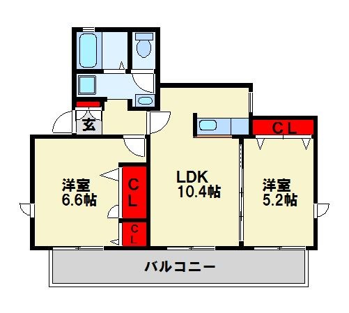 プリエール青葉 A棟 間取り