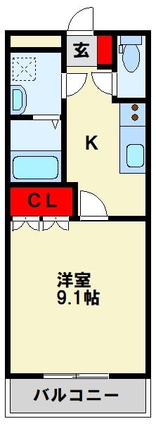 エトワールシャトー海老津 間取り