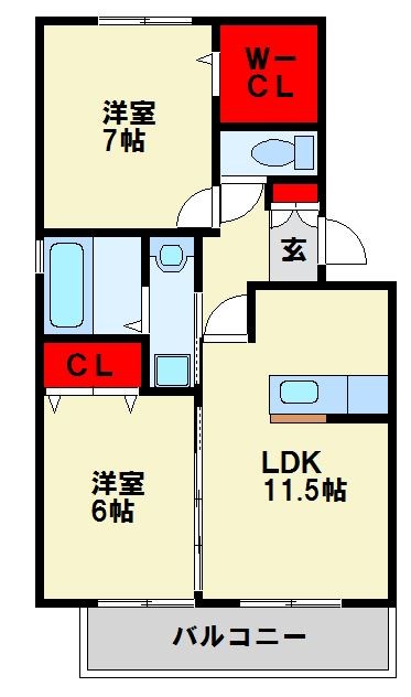 カーサフェリーチェ 間取り