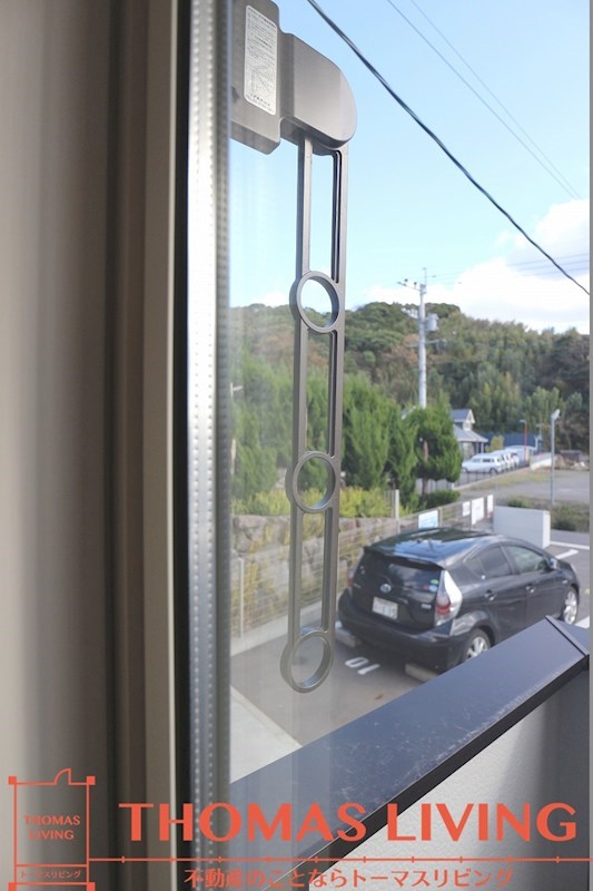 トレス中間参番館 防犯力が高いペアガラス。遮熱・遮音にも効果的です。