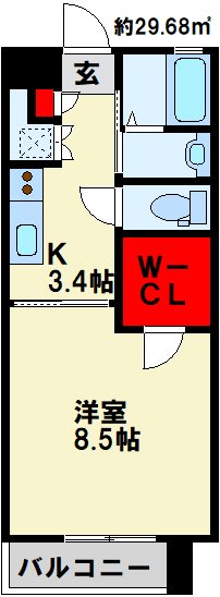 アクア清水 間取り図