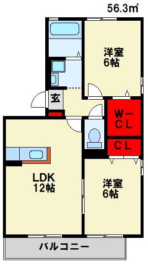 ヒーリングK 間取り