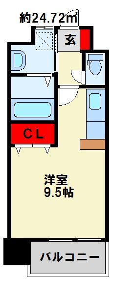 アクシオ小倉 人気のカウンターキッチンのお部屋です。