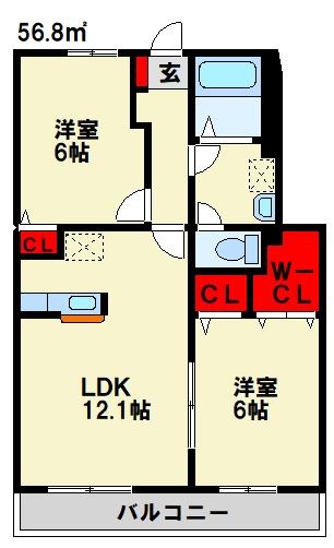エバーステージA 間取り