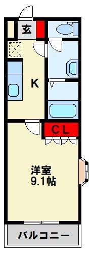 アムールハイツおおば 間取り