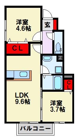 セジュールS・A 間取り