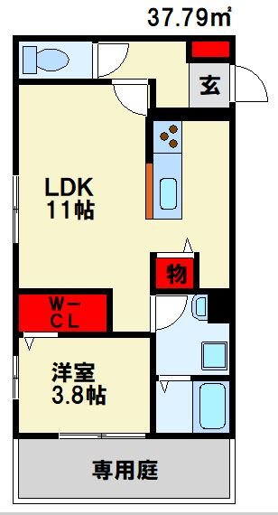 D-room高須南  間取り