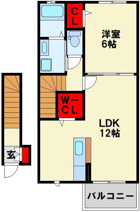 アベニール2番館 間取り