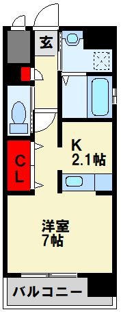福岡県北九州市戸畑区中原東１丁目 間取り図