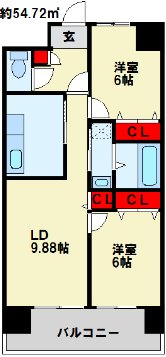 エリアグリーン  間取り