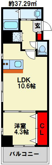 アスティー小町 カウンターキッチンの人気の間取りです。