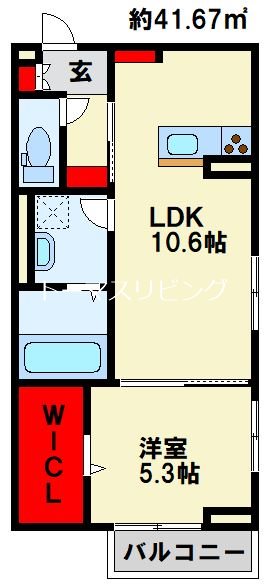 ルーブル下富野 間取り