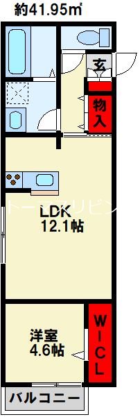 ルーブル下富野 間取り