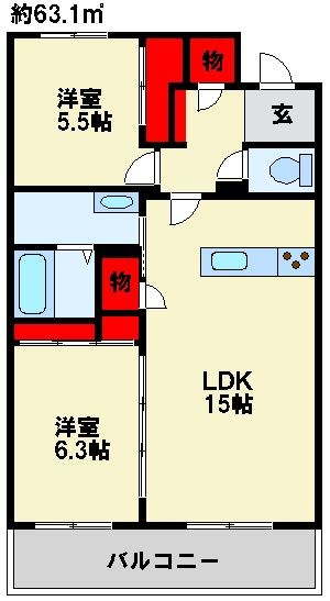 ヴィラアサンテ 間取り