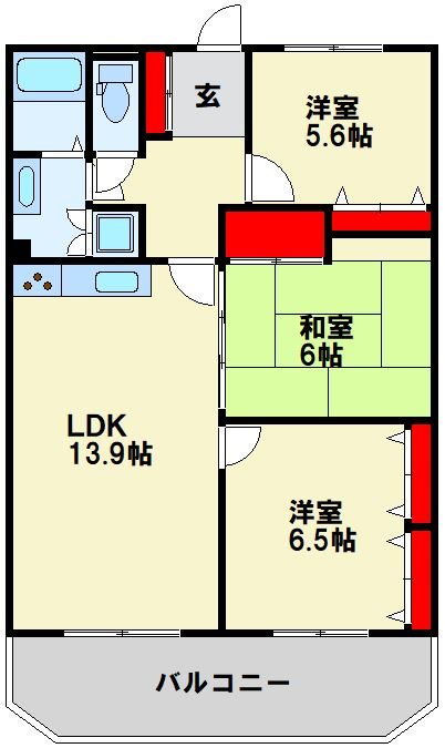 コーポランド浅生 間取り