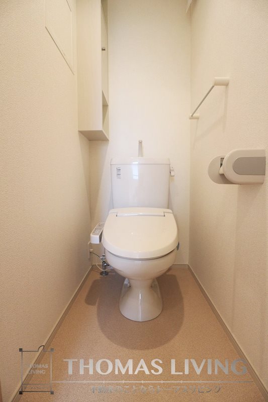 プロムナード長津 温水洗浄便座付きです。