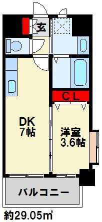 ERIOS　COURT　香春口 間取り