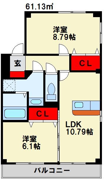 ロワイヤルT・N Ⅱ 間取り