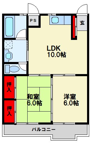 神原ハイツ 間取り