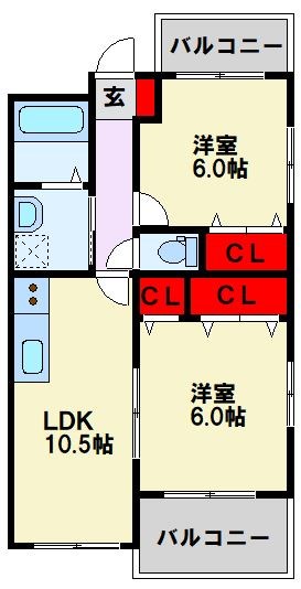 リバティヒルズ浅生 間取り