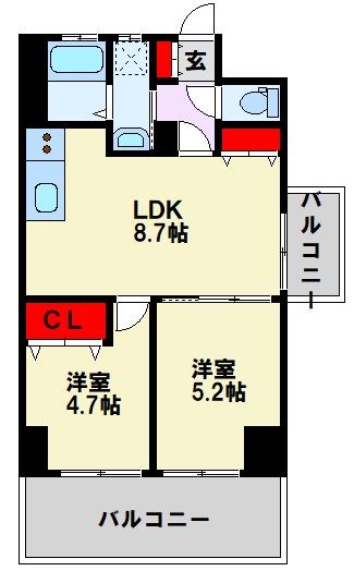THE SQUARE KOBAI PREMIUM 間取り