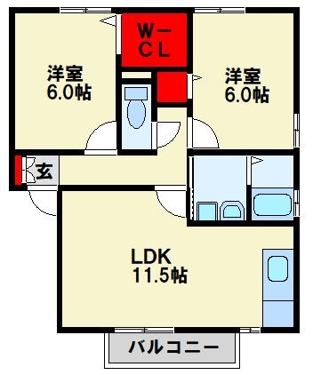 セジュール原町 間取り