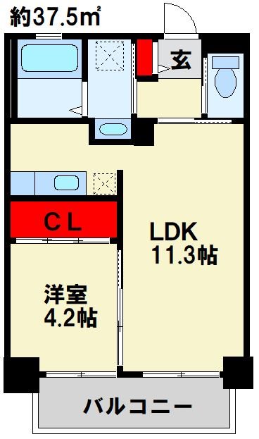 門司ポロニア 間取り図