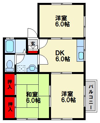 ハイム西町 間取り