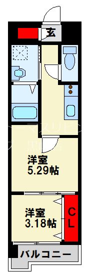 ギャラン鷹の巣 間取り
