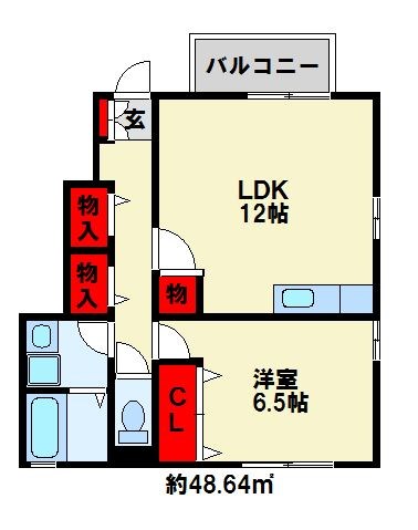アルタヴィラ上津役  間取り