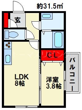 ヴェラ下富野 間取り