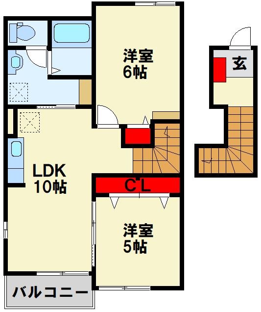 ベルデュールⅡ 間取り
