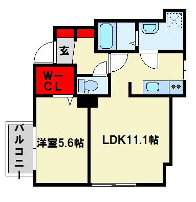 サニーヒルズ天籟寺Ⅱ 間取り