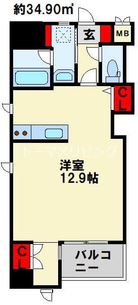 LUMINOUS　AI清水 間取り