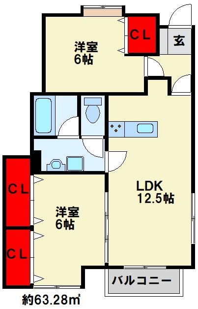 ヴィラージュ  間取り