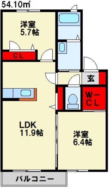エスペランサⅡ 間取り
