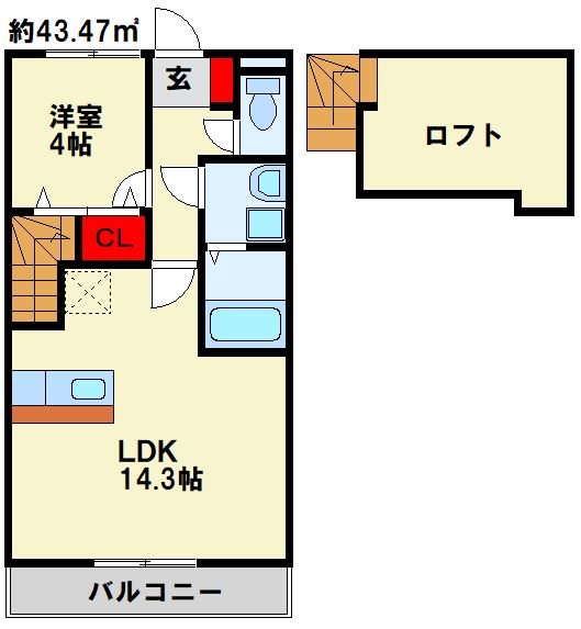 黒潮 間取り