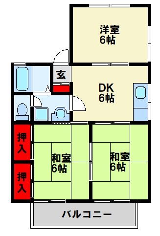 クラッセ永犬丸 間取り