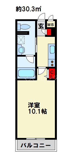 ニシコービルディング門司 間取り