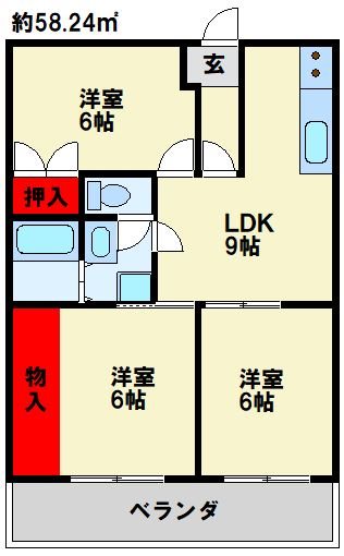 シティフォレスト海老津 間取り