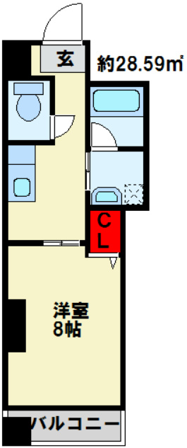 アーリントン  間取り図