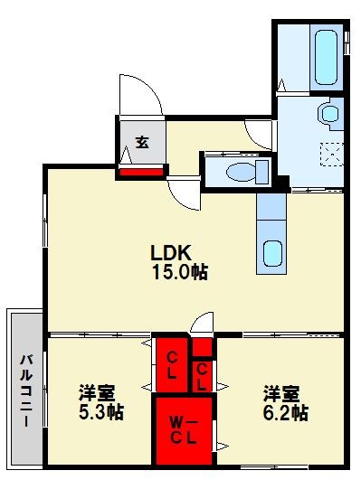 アンブランシュ 間取り