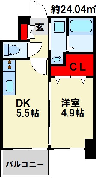 No.63オリエントキャピタルタワー 使いやすい間取り